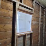 BR1 old south window rough framing